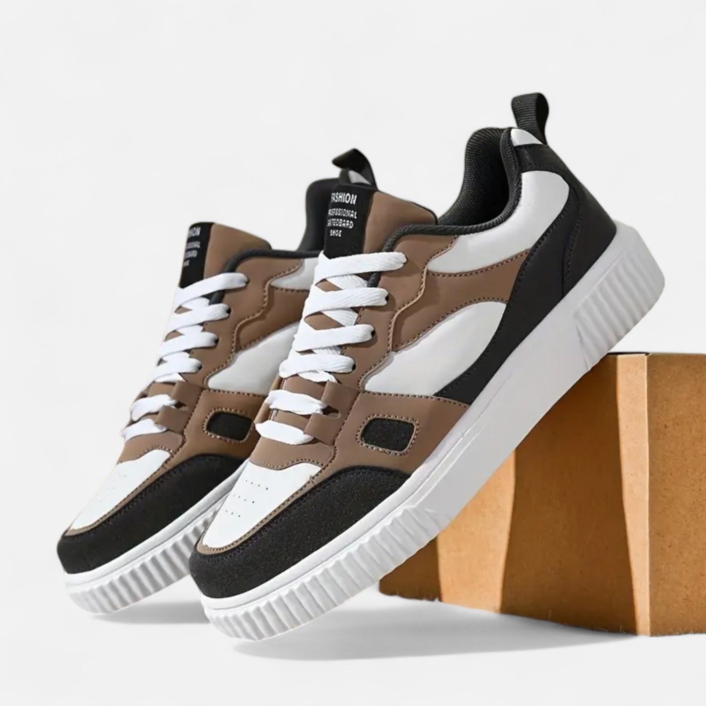Novaréy | Chaussures de Skate Homme Bicolores – Style Urbain et Confort Haut de Gamme