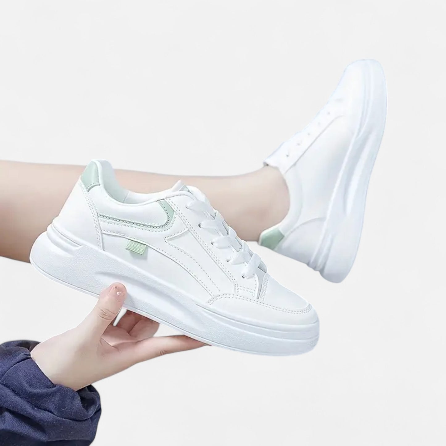 Novaréy | Baskets Plates Femme à Bout Rond – Respirantes et Polyvalentes pour la Vie Active