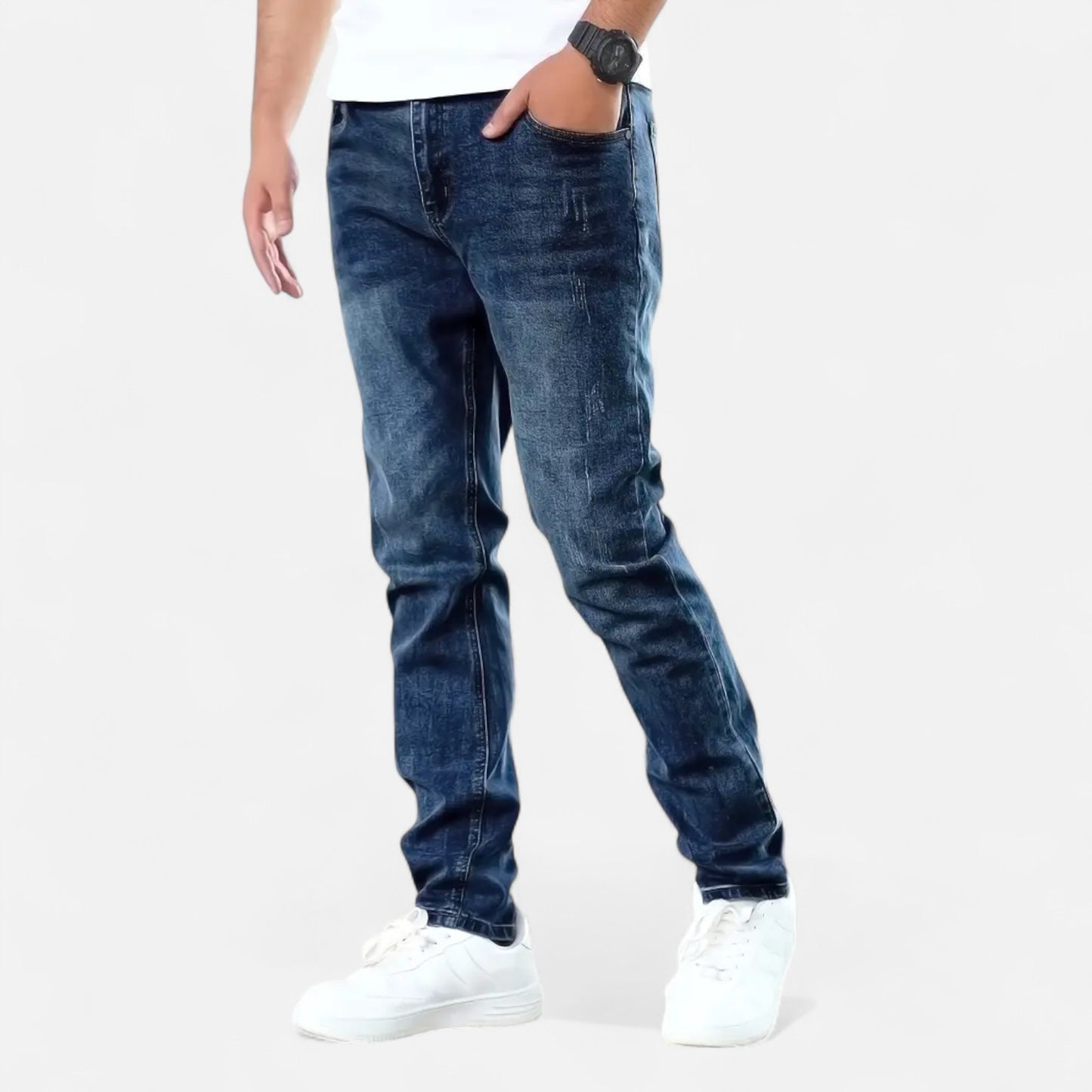 Novaréy | Jean Homme Casual Stretch – Confort Naturel et Silhouette Classique