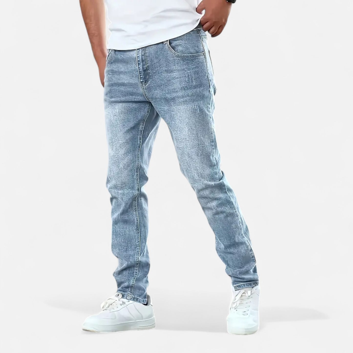 Novaréy | Jean Homme Casual Stretch – Confort Naturel et Silhouette Classique