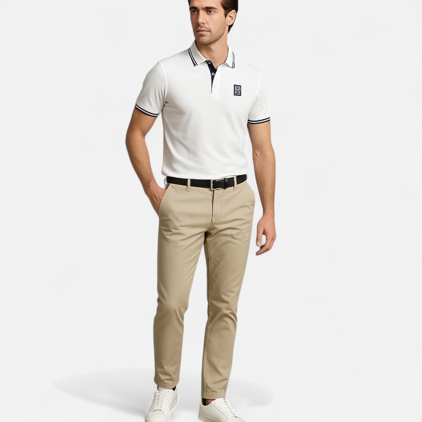 Novaréy | Chemise Homme Estivale à Imprimé Lettre – Élégance Graphique et Fraîcheur Moderne