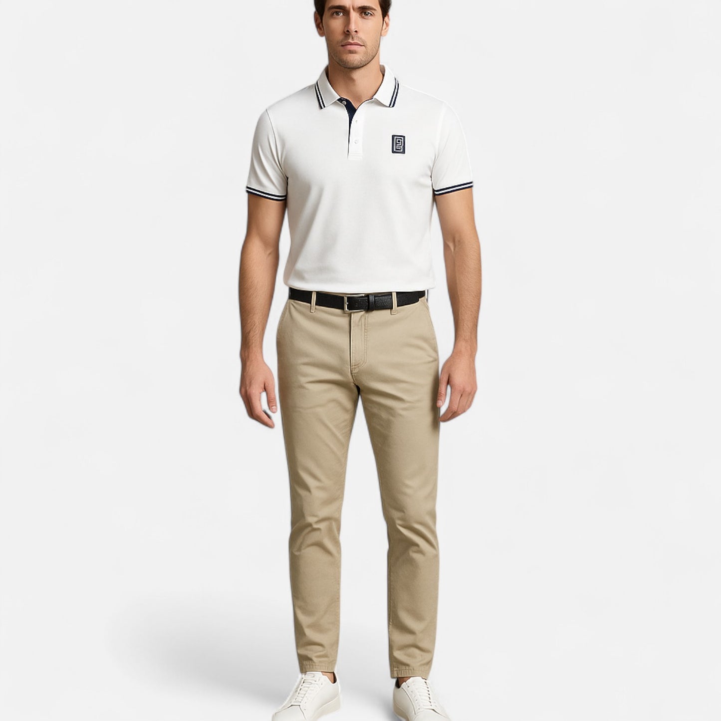 Novaréy | Chemise Homme Estivale à Imprimé Lettre – Élégance Graphique et Fraîcheur Moderne