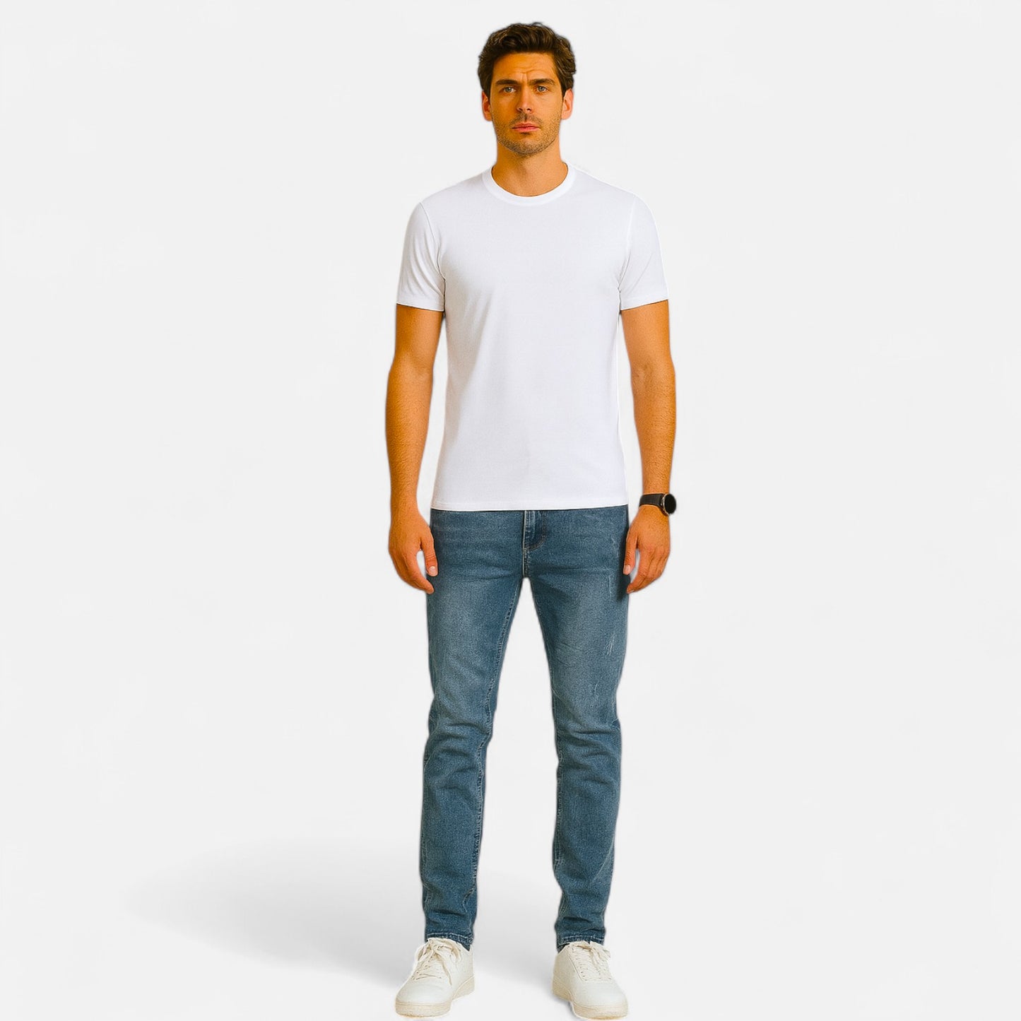 Novaréy | Jean Homme Casual Stretch – Confort Naturel et Silhouette Classique