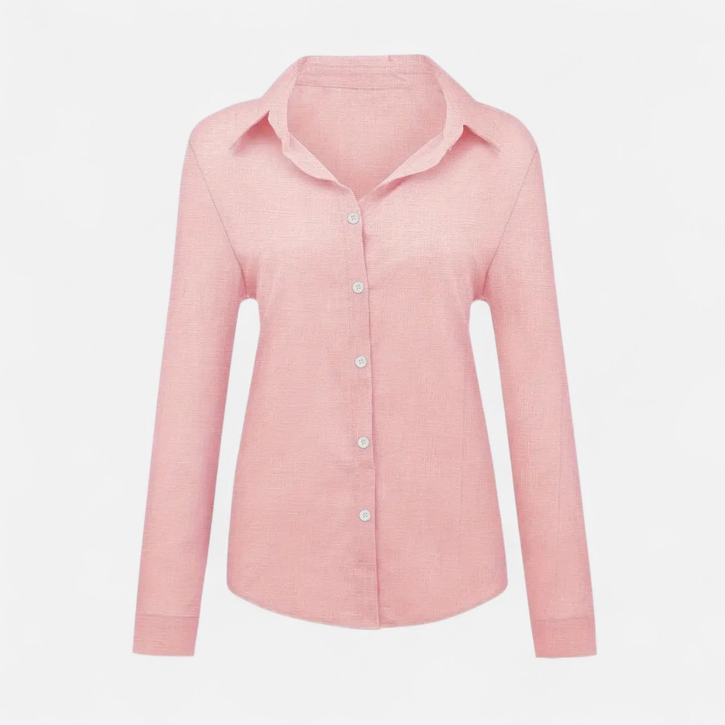 Novaréy | Chemise Femme en Lin à Manches Longues – Élégance Aérienne et Intemporelle