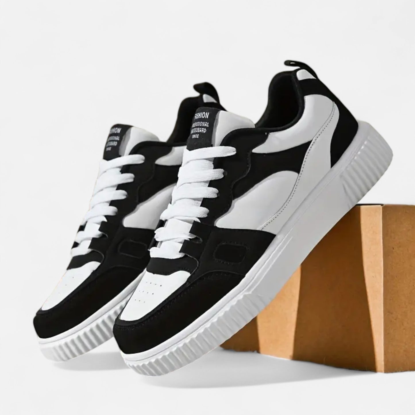 Novaréy | Chaussures de Skate Homme Bicolores – Style Urbain et Confort Haut de Gamme
