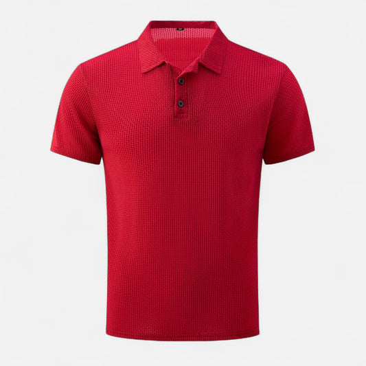 Novaréy | Polo Homme Mesh Élégant – Respirant, Léger, et Ultra-Confort