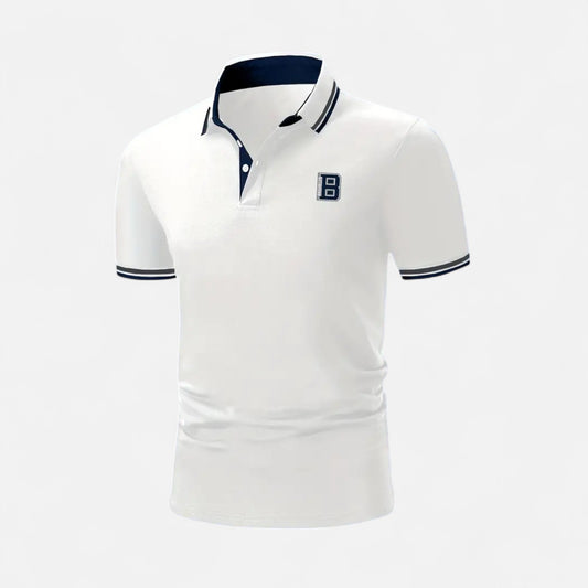 Novaréy | Chemise Homme Estivale à Imprimé Lettre – Élégance Graphique et Fraîcheur Moderne