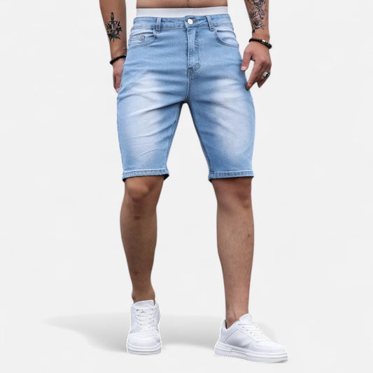 Novaréy | Short en Jean Skinny Homme – Street Style Affûté et Confort Urbain